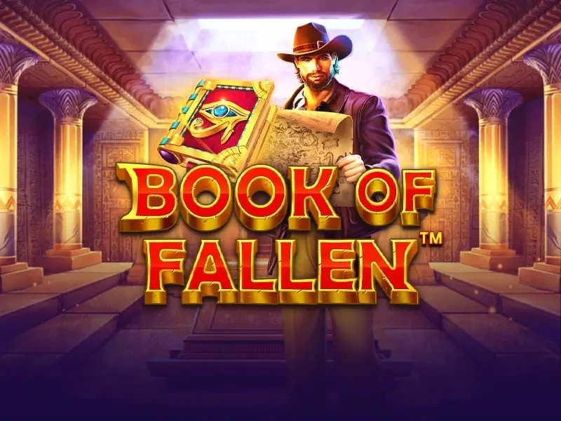Book of the Fallen online game logo by Pragmatic Play on instantcasino-be.com