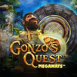 Gonzo’s Quest Megaways online game logo by Red Tiger Gaming on instantcasino-be.com