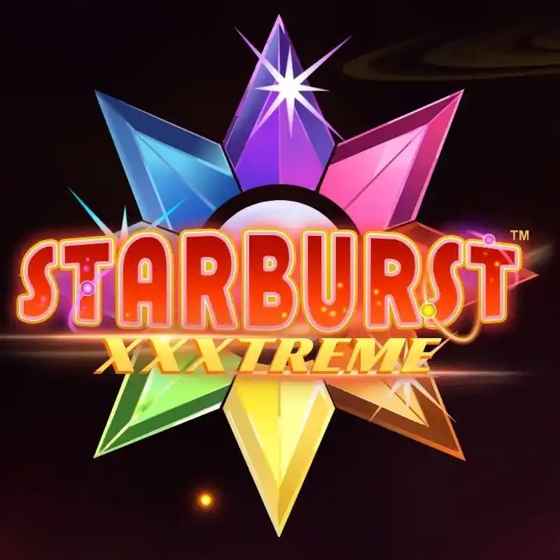 Starburst XXXtreme slot logo by NetEnt at Instant Casino